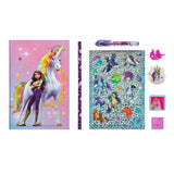Undercover unicorn academy creative set with notebook, 8 pcs
