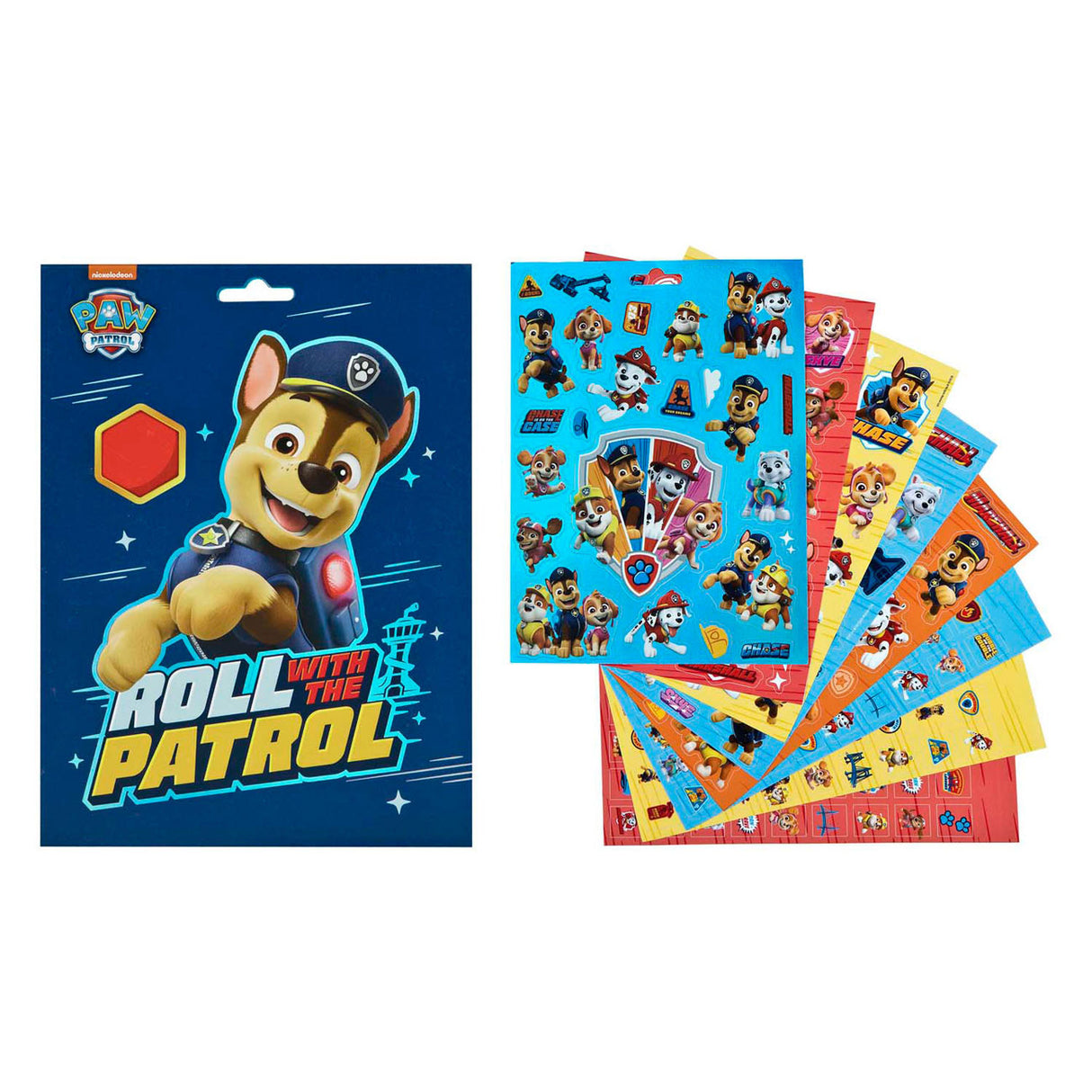 Undercover stickerboek paw patrol met 8 vellen