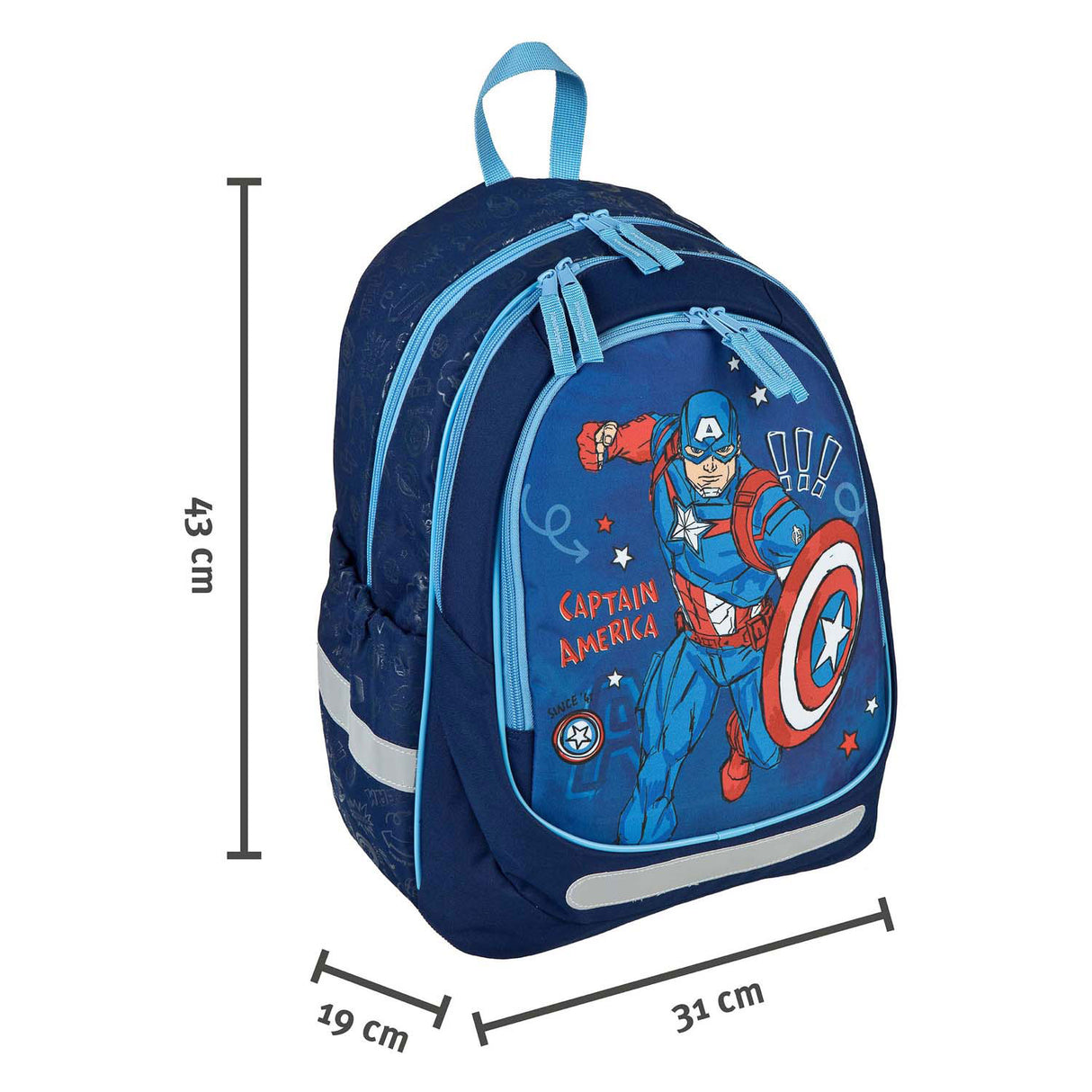 Undercover ergonomische schoolrugzak captain america