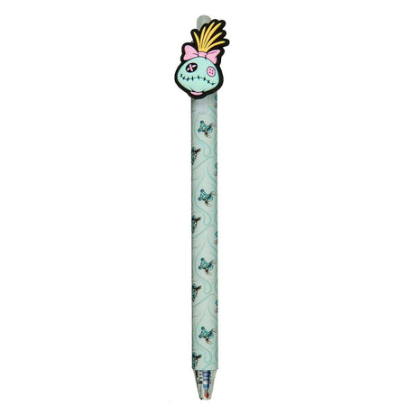 Undercover slettbar gelpenn med lilo stitch topper