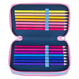 Undercover three compartment pencil case stitch