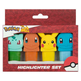 Undercover mini highlighters pokemon - 4 pcs.