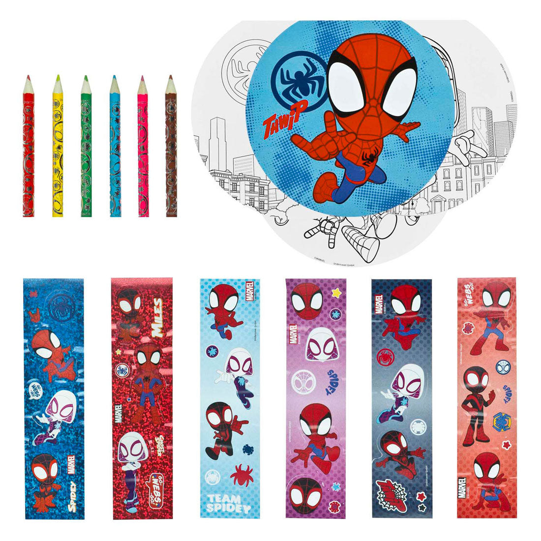 Spidey creative set to go | 6 pieces
