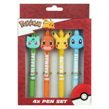 Undercover Set vu Kugelpennen Pokémon - 4 Stéck.
