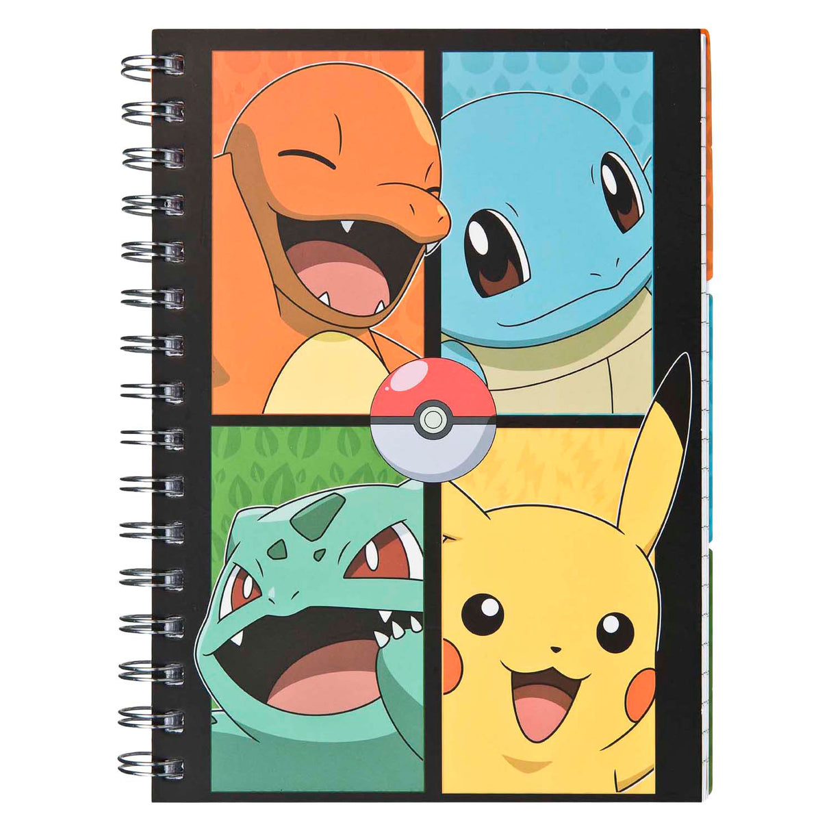 Undercover notebook with 3 tabs pokemon