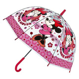 Undercover transparent umbrella minnie mouse
