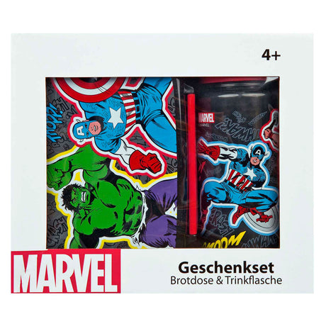 Undercover matboks og drikkekoppsett Marvel Avengers