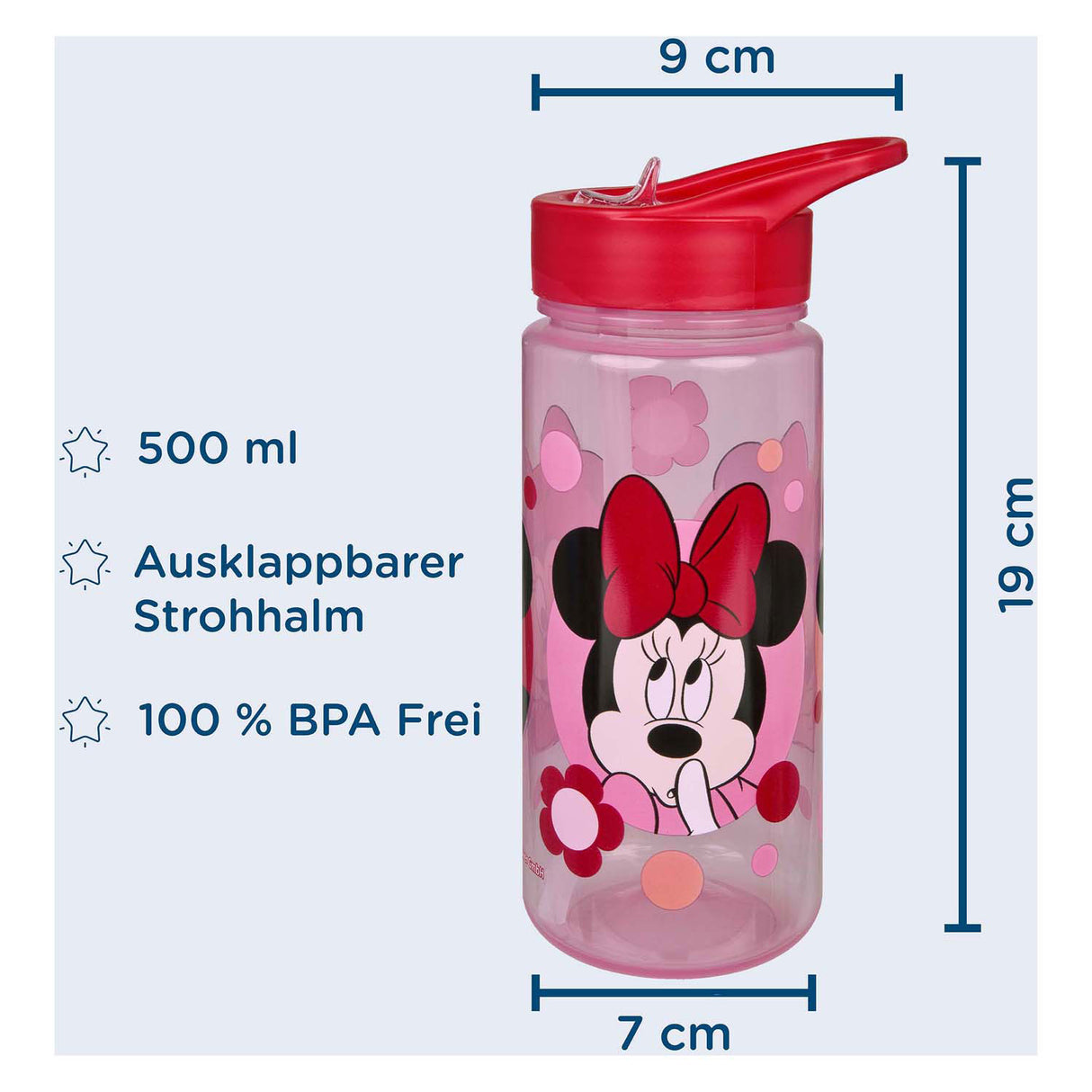 Undercover aero drinking bottle minnie mouse - 500ml