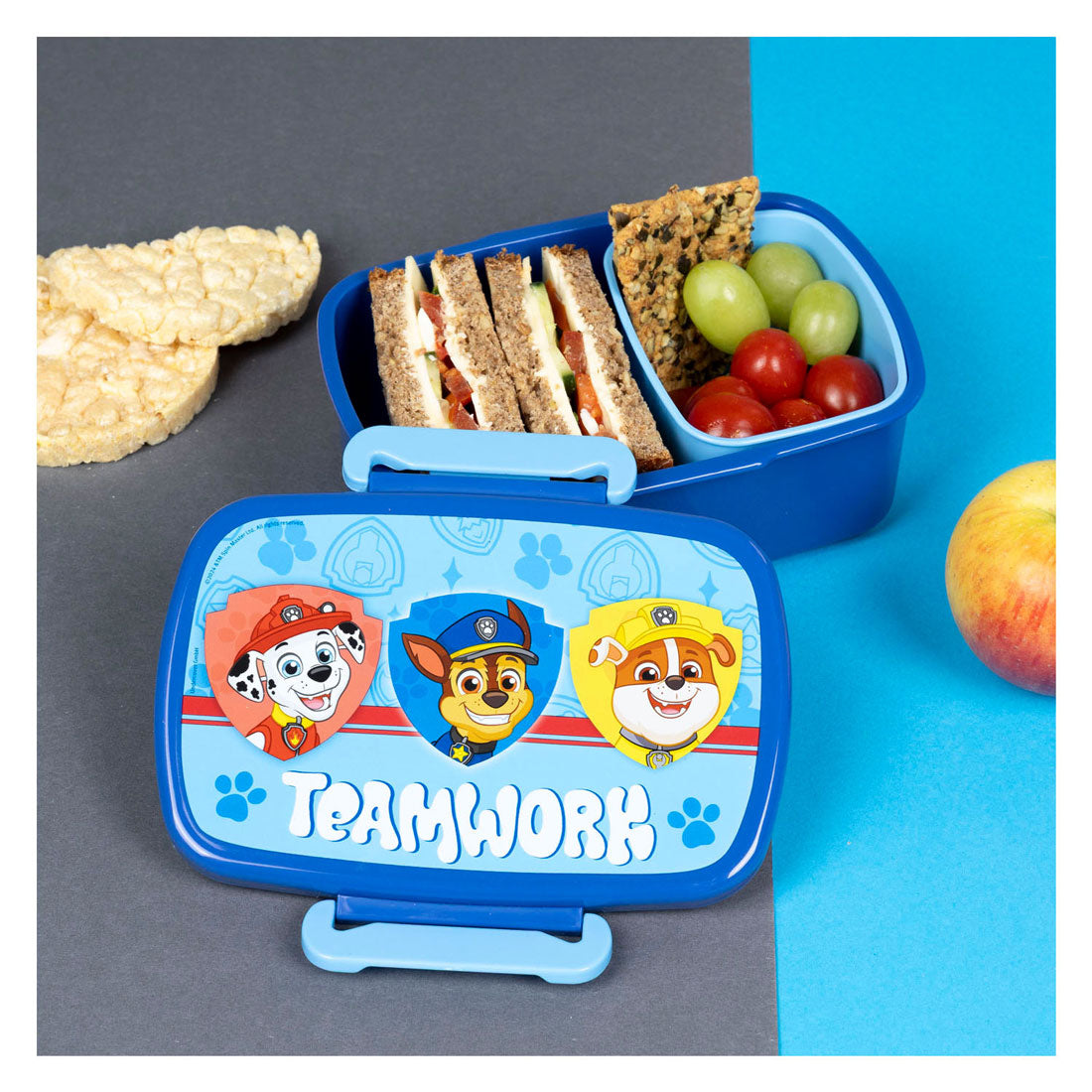 Undercover paw patrol lunch box blue