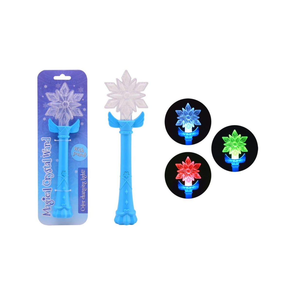 Johntoy magic ice wand with light and sound