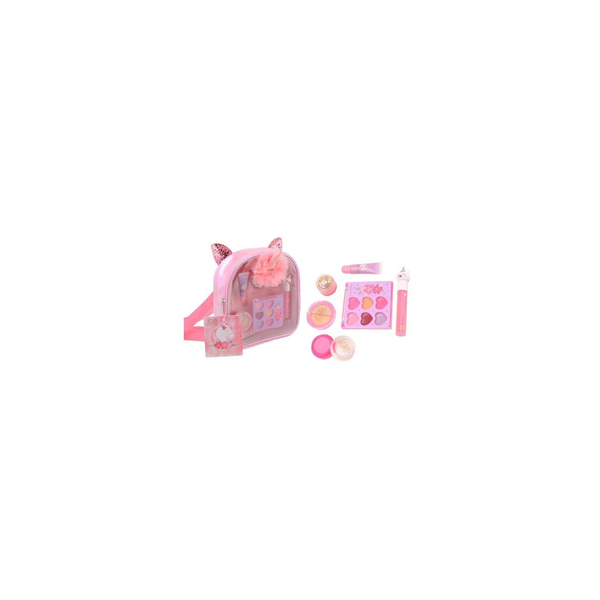 Johntoy lala makeup set in unicorn backpack