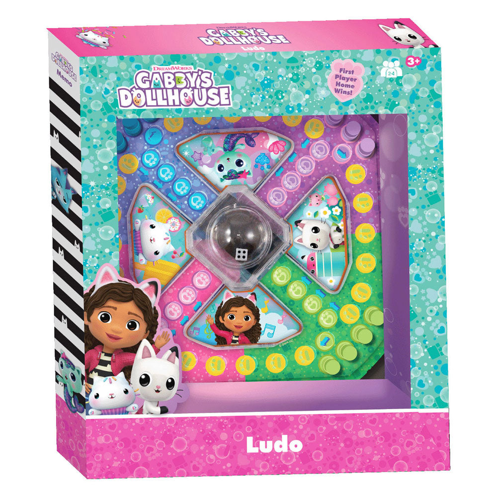 Gabbys Dollhouse Ludo Game