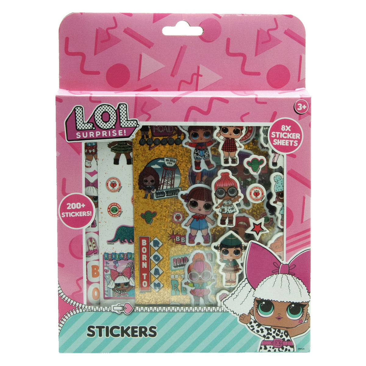 Lol sticker set, 200 pcs.