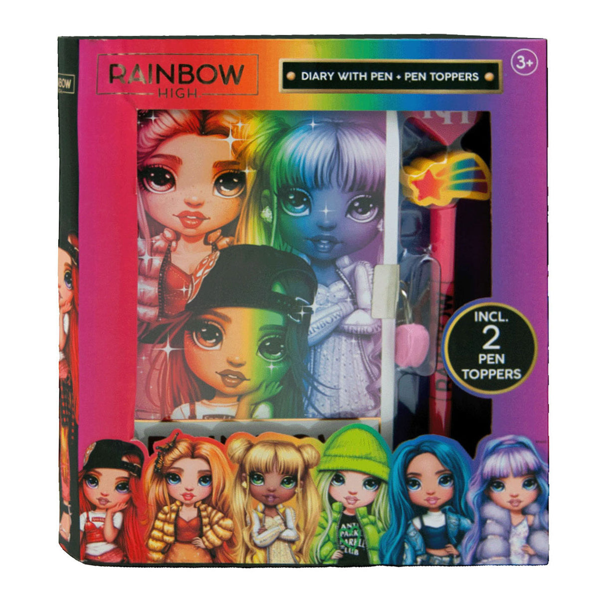 Speelgoedland Rainbow High Diary with Pens