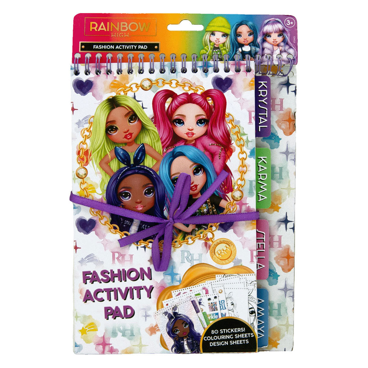 Regenbogen hoher Regenbogen High Fashion Sketchbook