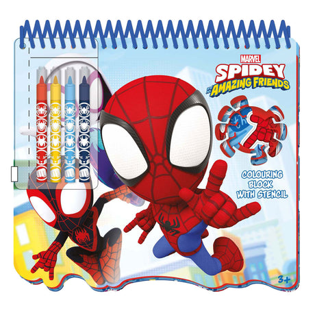 Spidey sjablong tegneblokk