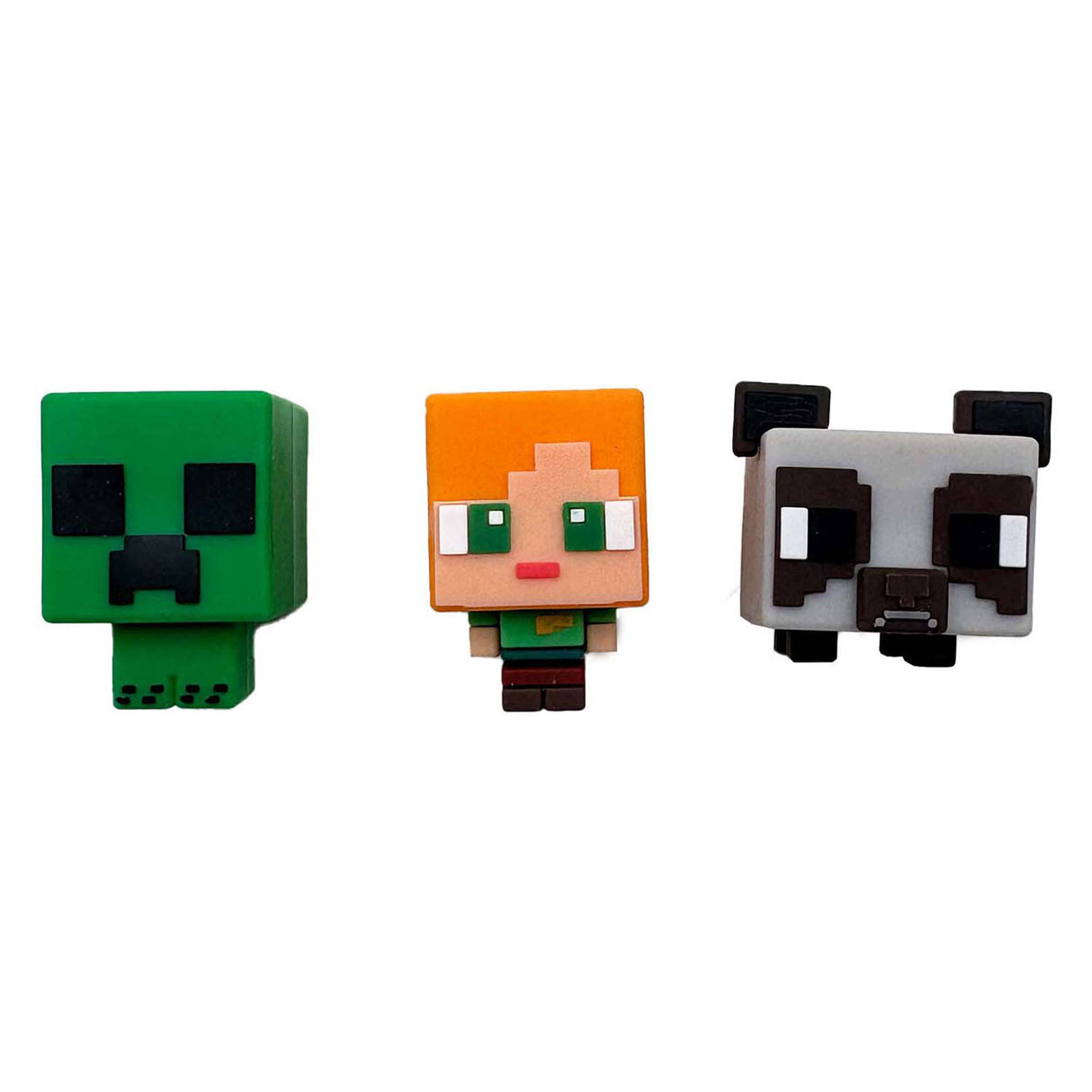 Minecraft 3D erasers - 3 pc.