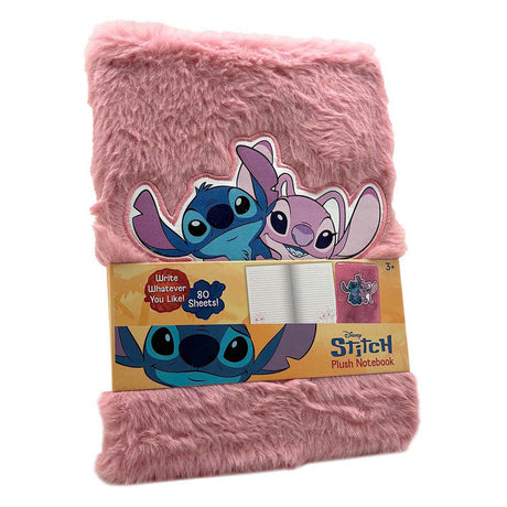 Speelgoedland stitch pluche notitieboek stitch angel