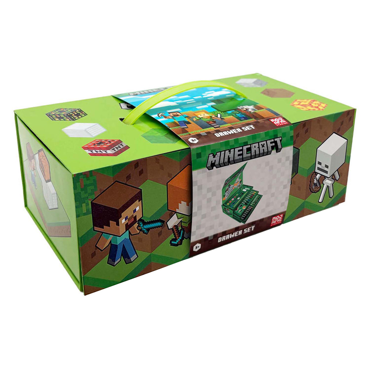 Minecraft Faarfkoffer Set - 52 Stéck.