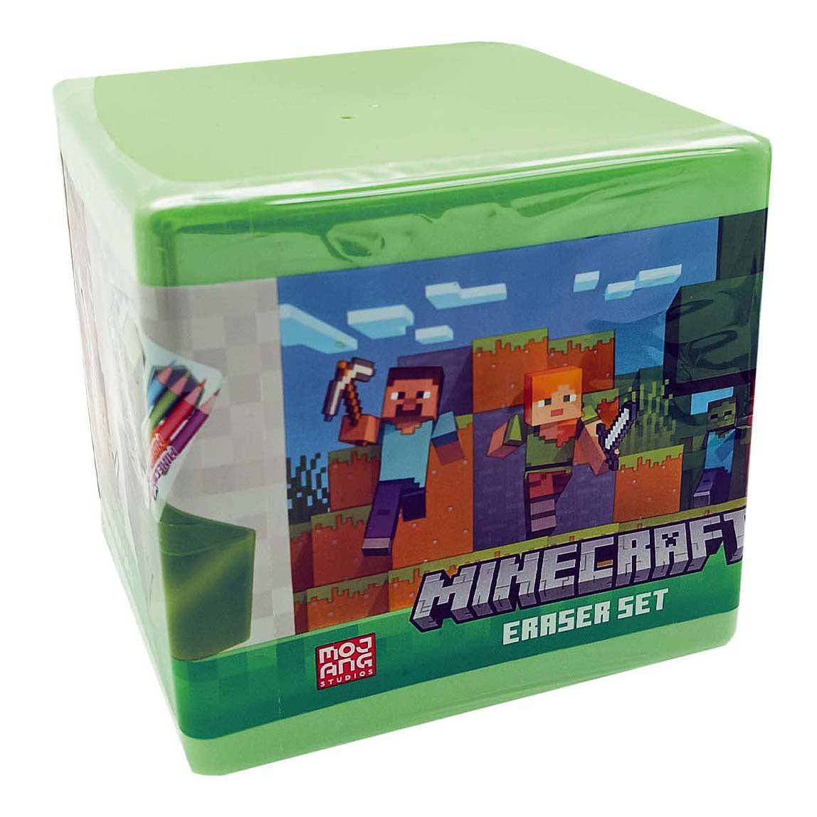 Unbranded sans marque minecraft eraser set