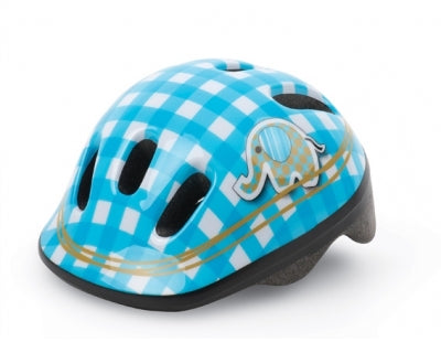 Polisport Polispgoudt Kinderhelm Elefant. Größe: xxs (44 48 cm), Farbe: Weiß Blauw