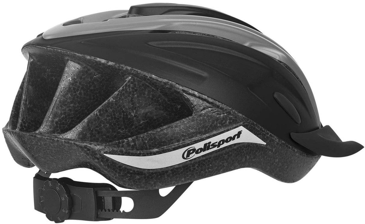 Polisport Polispgoudt Ride in bicycle helmet M 54-58cm Black Gray