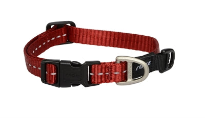 Rogz pour chiens nitelife collier rouge