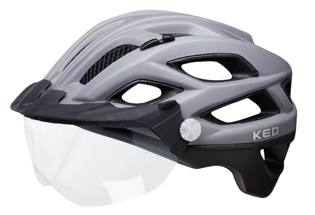 Casco de bicicleta Ked Covis Lite L (55-61 cm) Mateleta negra gris