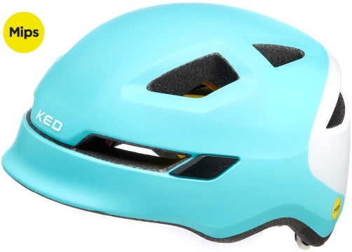 Gepotelt Vëlo Helm Pop Mips Medium (52-56 cm) Eisblauw