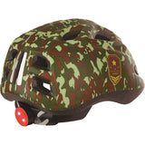 Polisport Junigoud Camel Helm S2-56CM Army mat LED Liicht