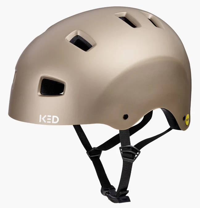 Ked bicycle helmet Citro L (57-62 cm) Gold Metallic Matt