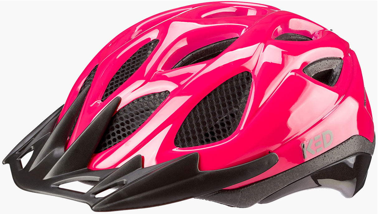 Ked cykelhjelm Tronus M 52-56 cm magenta sort blank