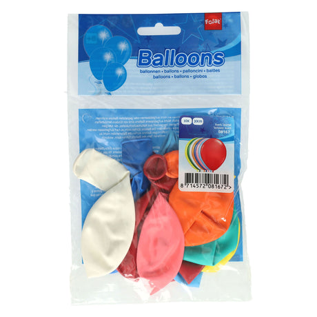 Folat bv colored balloons - 10 balloons