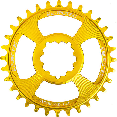 Burgtec 3mm offset thick thin chainring for SRAM 3-bolt
