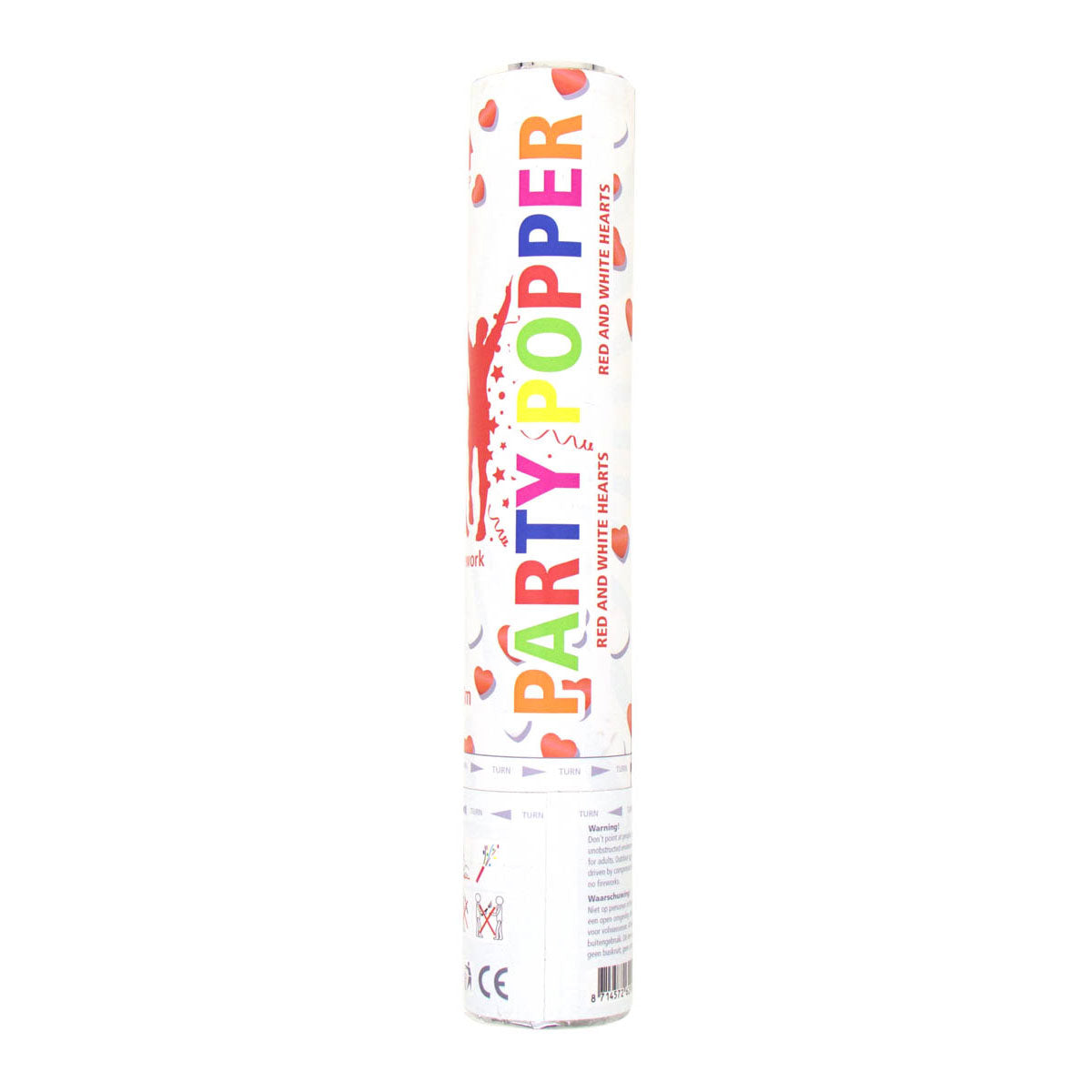 FOLAT BV Party Popper Hartjes, 28 cm