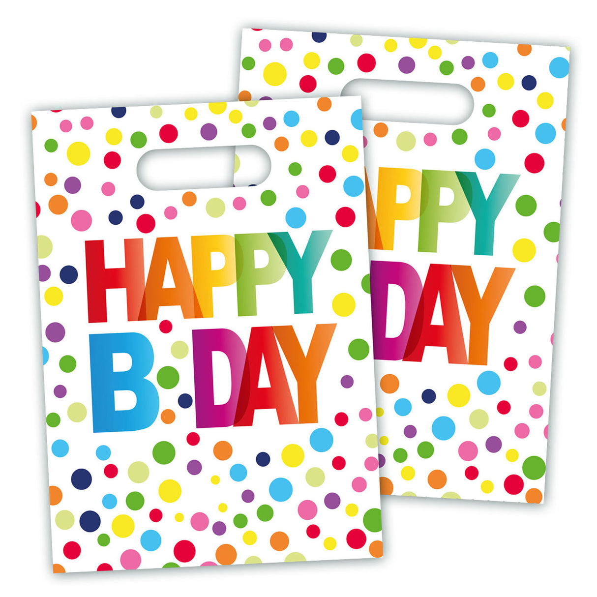 Folat bv Alles Guddes fir de Gebuertsdag Konfetti Spenderbeutel, 8 Stéck.