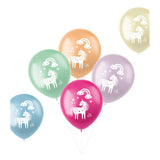 Latex Balloons Unicorns Rainbows, 6 ..