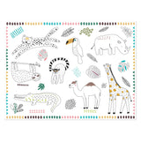 Folat Ltd. colourable placemats wild animals 6pcs.