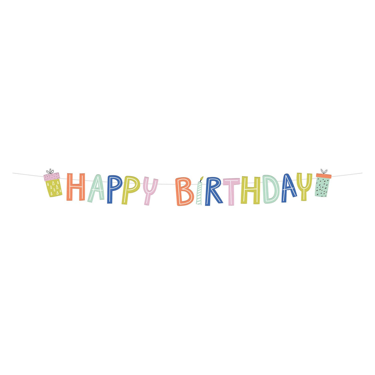 Folat Ltd. Eco Party Letter Banner 1.5 meters