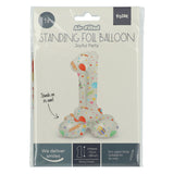 Folat BV Stehende Folienballon Freude Party Nummer 1 -72 cm