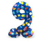 Folat BV standing foil balloon Colorful Dots figure 9 72cm