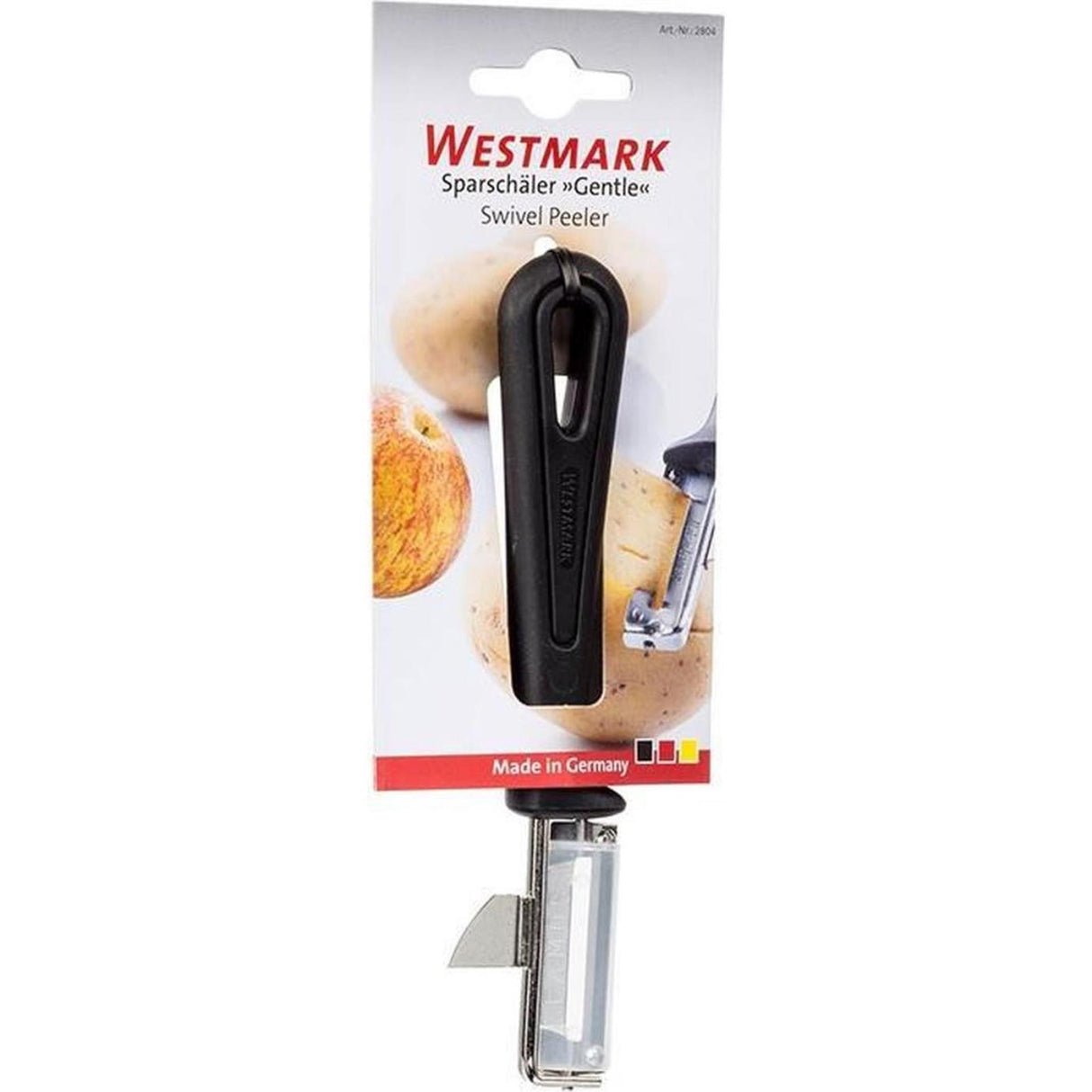 Westmark swivel peeler black