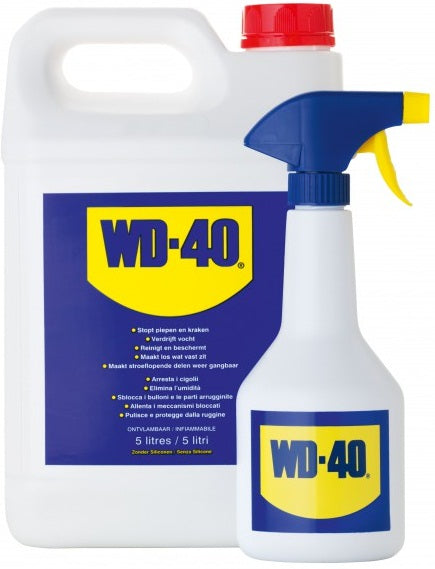 WD40 5 con botella de spray 5 litros