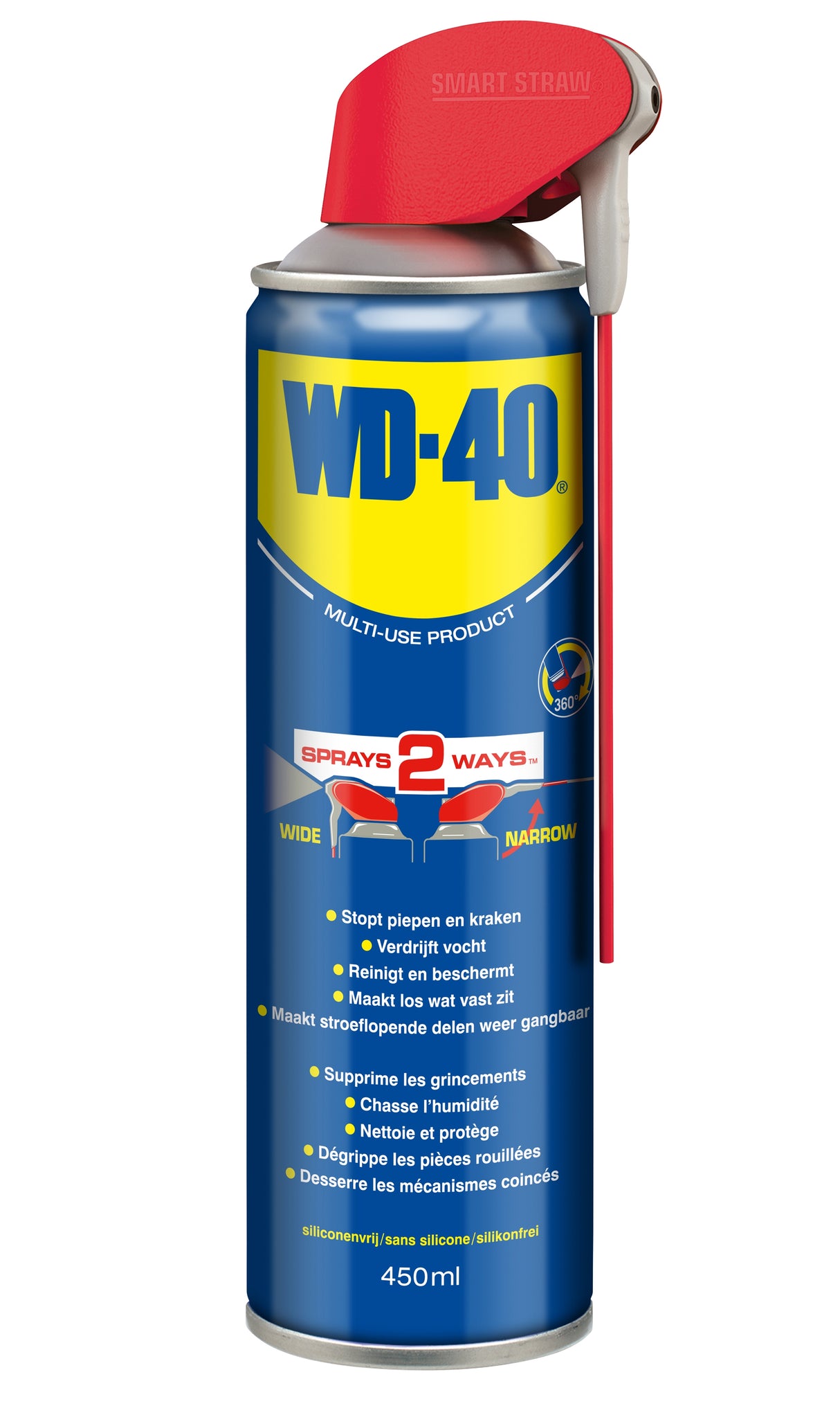 MultiSpray BR12B avec une paille intelligente 450 ml