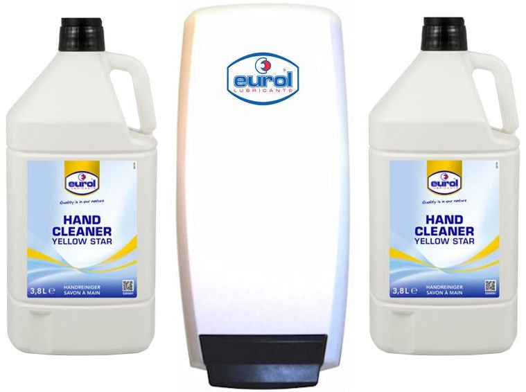 Eurol Handcleaner Starterpack que incluye dispensador