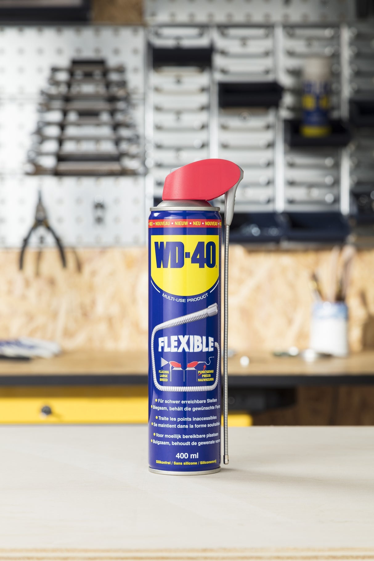 WD40 elastyczne 400 ml z elastyczną słomką