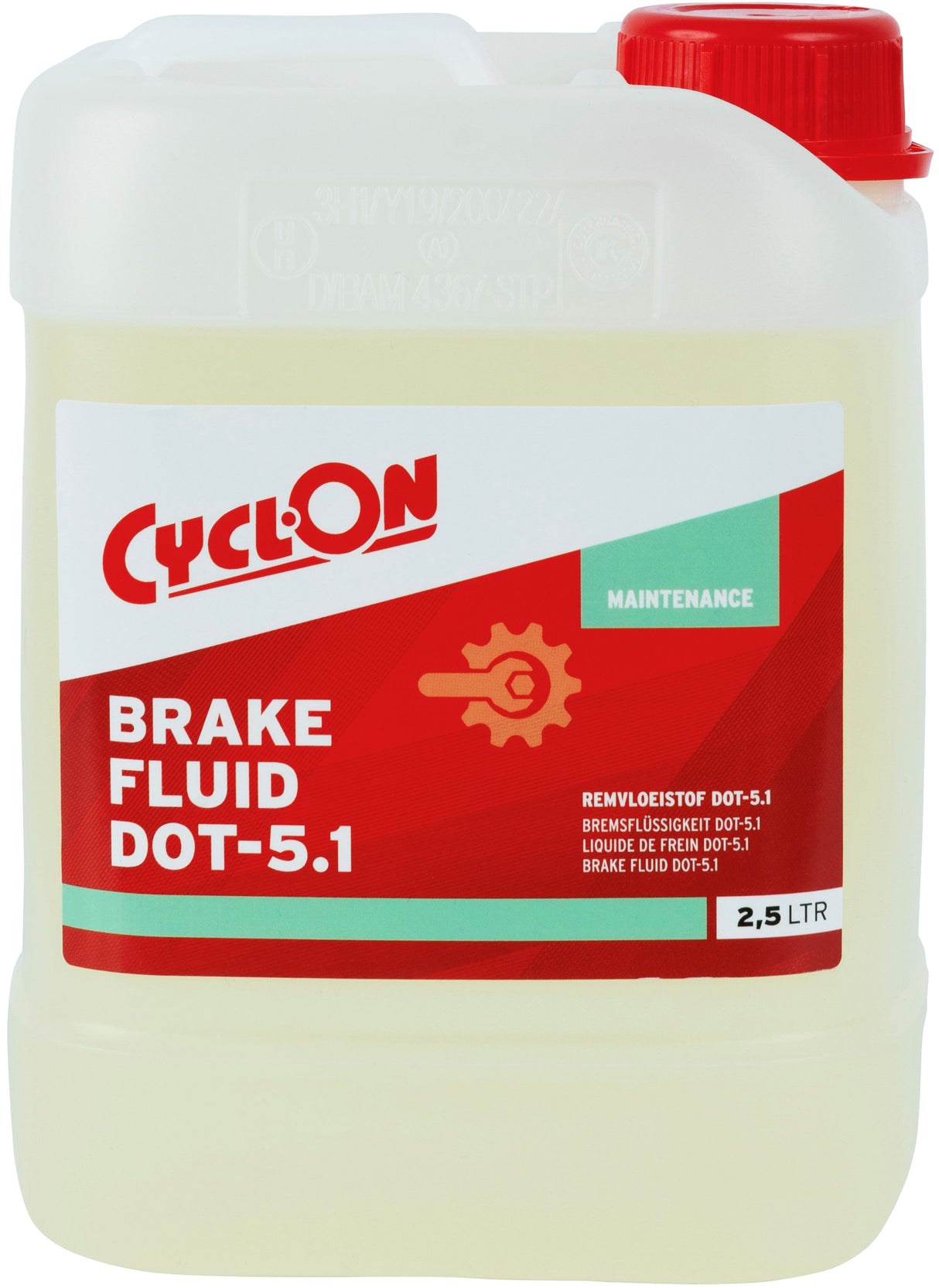 Cyclon Bremsflëssegkeet Bremsflëssegkeet Punkt 5.1 2,5 Liter