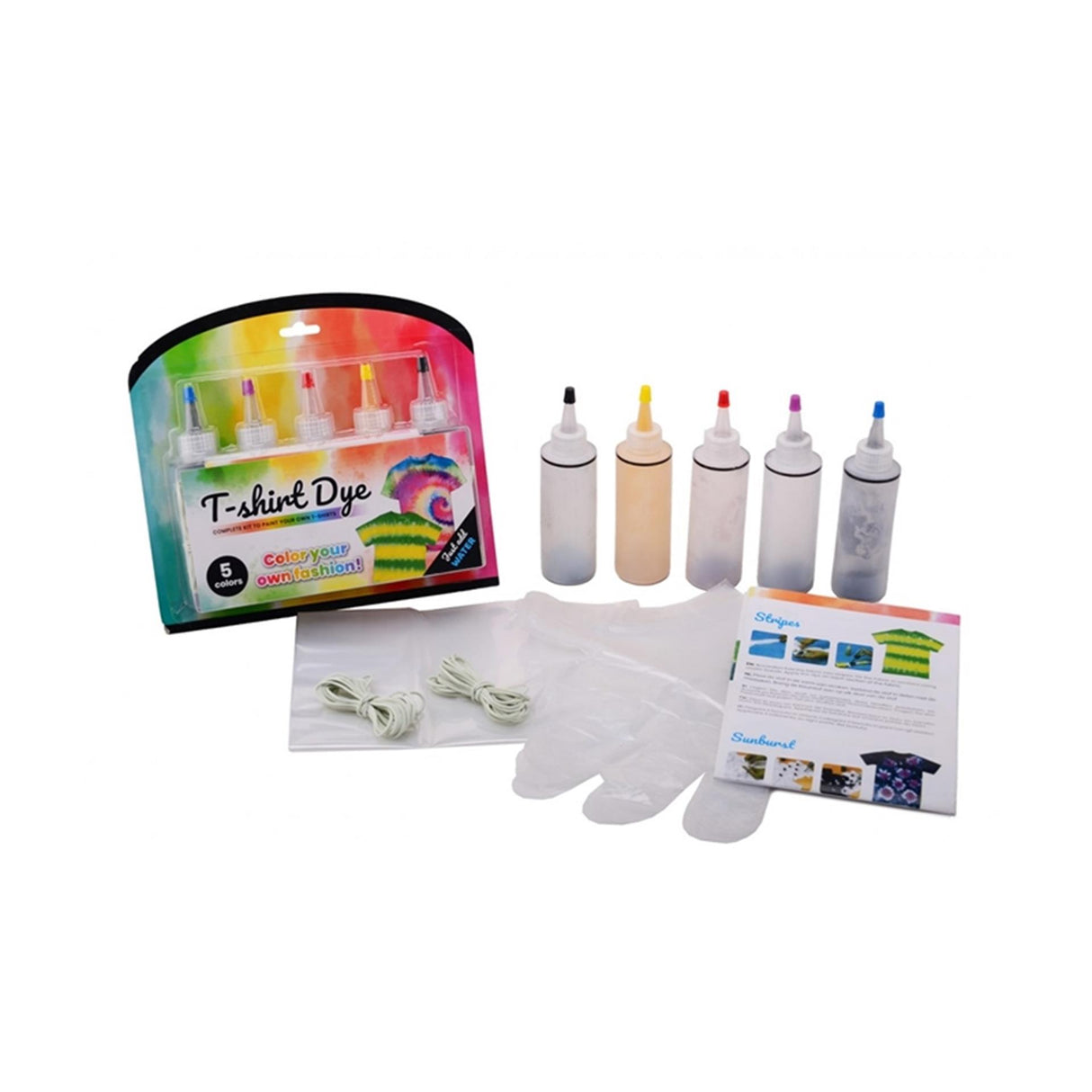 Johntoy t-shirt tie dye design set