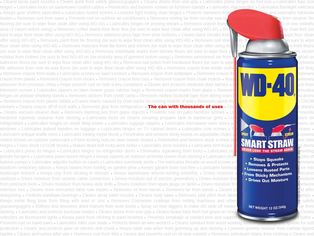 Spray múltiple WD40 con paja 300ml