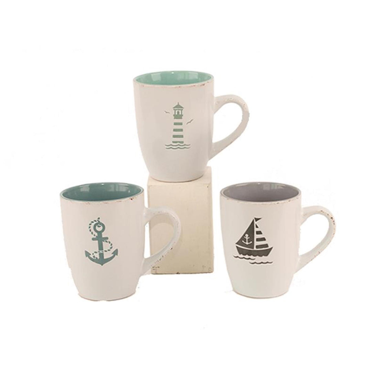 Gerkimex mug nautical ø8x10.5cm